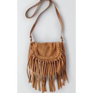 American Eagle boho fringe purse